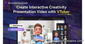 Wondershare DemoCreator 6.6 Allows Users to Import VRM Models as Virtual Avatars in Video Presentations.