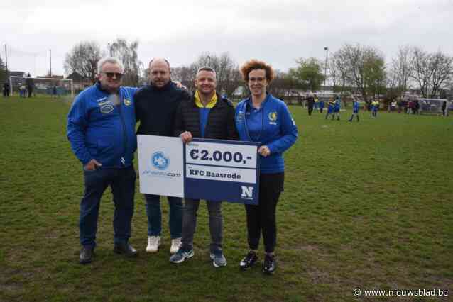 KFC Baasrode krijgt als winnaar van onze voetbalenquête cheque van 2.000 euro: “We gaan dit geld besteden aan nieuw trainingsmateriaal”