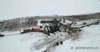 Canadian Pacific train derails in rural North Dakota, spilling hazardous chemicals