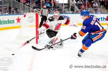 Palmieri has 2 goals, assist as Islanders beat Devils 5-1