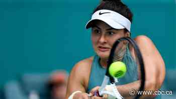 Canada's Andreescu out in 4th round of Miami Open after suffering lower leg injury