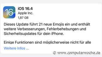 Drei Neuheiten: Warum sich das sofortige Update auf iOS 16.4 lohnt