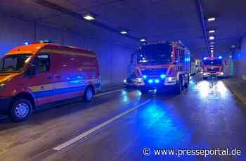 FW Dresden: Verkehrsunfall mit Verletzten im Autobahntunnel Altfranken