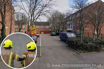 One rescued after blaze in third-floor Tottenham flat