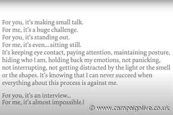 Autistica invites more inclusive approach to job interviews