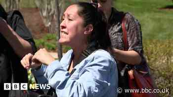 Survivor confronts media: 'Aren't you tired of covering this?'