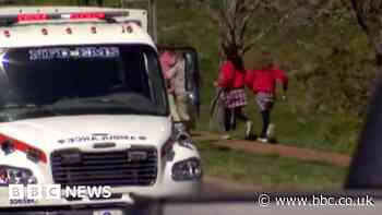 Dramatic scenes after school shooting