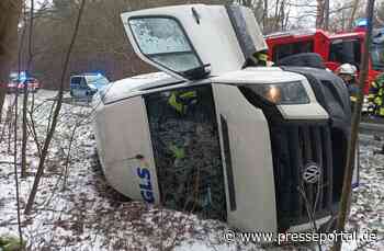 POL-CE: Verkehrsunfall mit ungekipptem Transporter zwischen Groß Hehlen und Scheuen