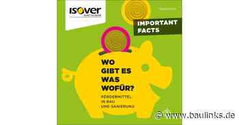 Aktualisierte Fördermittel-Broschüre von Isover