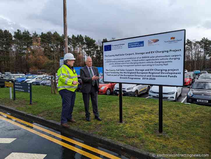 Solar-powered electric cars for Northumberland County Council