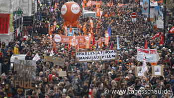 Eine Million Franzosen bei Rentenreform-Protesten