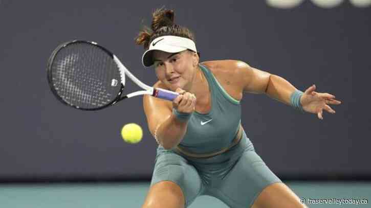 Canadian tennis player Andreescu says she’s waiting on test results after injury