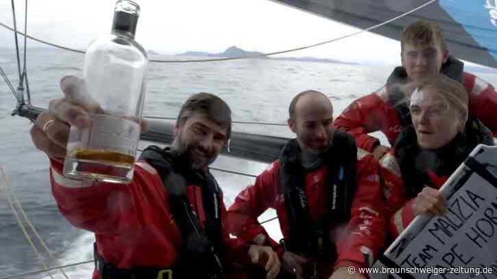 Ein Schluck Rum auf den Mythos: Boris Herrmann als Erster am Kap Hoorn