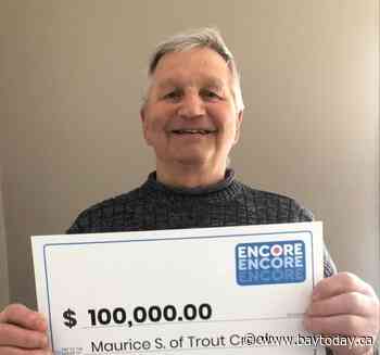 $1 turns into $100,000 lottery win for Trout Creek man