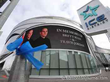 City of Edmonton removing tribute, memorial signs after police funeral