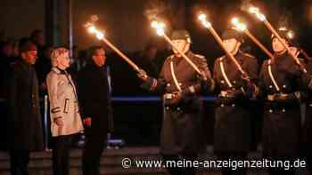„Niemals geht man so ganz“: Zapfenstreich für Lambrecht