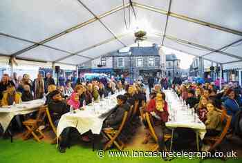Crowds enjoy open air Ramadan meal in Barnoldswick