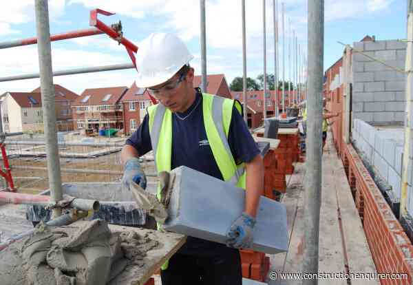 House building cost inflation eases as build out rates fall