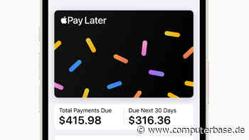 Apple Pay Later: Bezahldienst mit Ratenzahlung startet in den USA