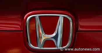 Honda recalls 330,300 vehicles in U.S. for side-view mirror detachment