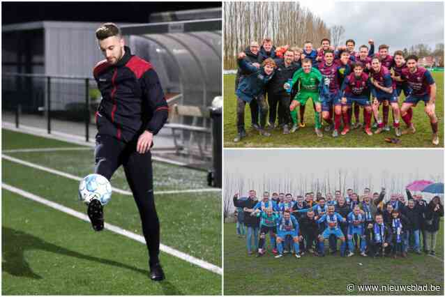 IN PROVINCIALE IS HET OOK PLEZANT: Eerste kampioenen zijn gekend, twee vroege afzwaaiers bij Sint-Denijssport en Van Holderbeke zit al over de vijftig
