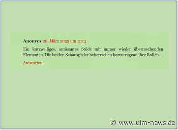 Premiere im Theater Neu-Ulm: "Der Lawinen-Auslöser oder: Ein verkorkster Hochzeitstag" begeistert Publikum