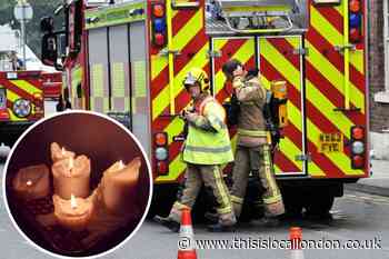 Davidson Road Croydon house fire believed to be started by candle