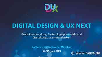 heise-Angebot: Konferenz Digital Design & UX Next in München: Das Programm ist fertig