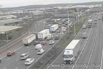 LIVE updates as crash halts traffic near Dartford Crossing