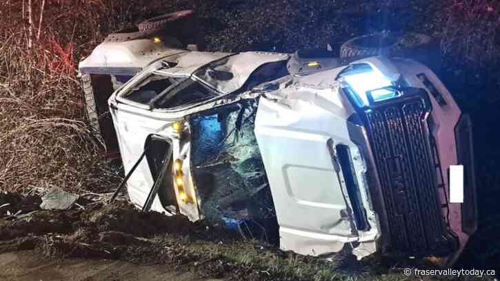 Drunk driver overturns on Hwy. 1 overnight