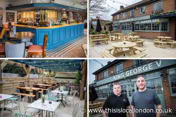 In pictures: Ilford Greene King pub King George V reopens