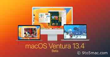 macOS Ventura 13.4 beta 1 now available to developers