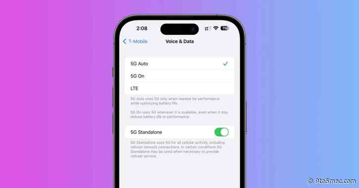 How to check if iPhone has 5G Standalone turned on and is working in iOS 16.4