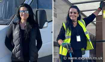 White van-driving sisters outwork 90% of men after some claim they're 'unsuitable' for job