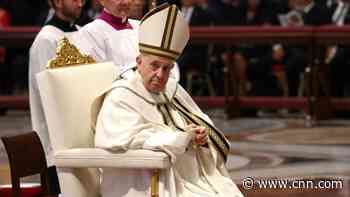 Pope Francis hospitalized for a respiratory infection, Vatican spokesperson says