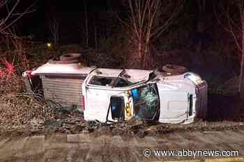 One impaired driver rolls vehicle, another hits fire hydrant in Abbotsford