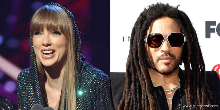 Lenny Kravitz & Taylor Swift's Backstage Conversation at iHeartRadio Awards Caught on Video