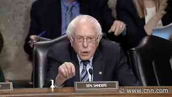 Watch tense exchange between Sanders and GOP senator during hearing