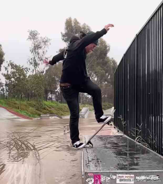 Rainy Day Skateboarding: Would You Brave This Park in Wet Conditions?