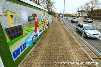 Riesige Graffiti-Kunst beeindruckt in Höxter