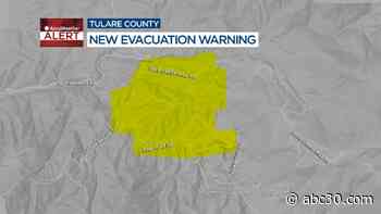 Evacuation warning issued for part of Tulare County for incoming storm
