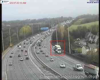 Traffic chaos on M65 and M6