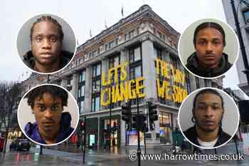 Oxford Street: Four convicted after knife fight  in Selfridges