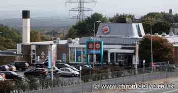Woman cut free from car and taken to hospital after rush hour A1 crash near Washington