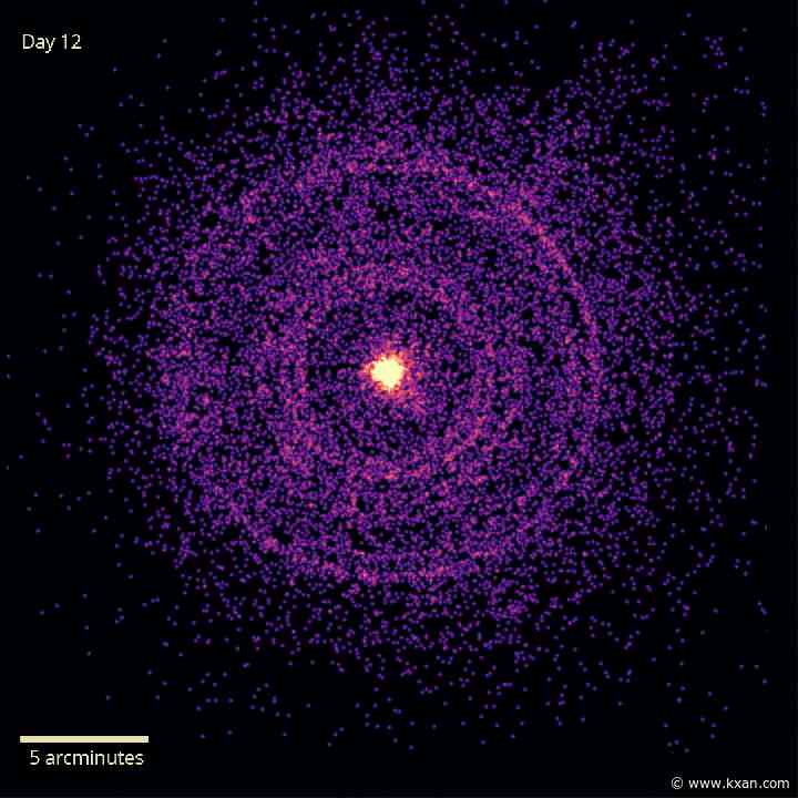 Gamma-burst temporarily blinds Earth's satellites; brightest in human history
