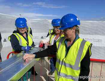 Beam-signing on site Arrowe Park's urgent care facility