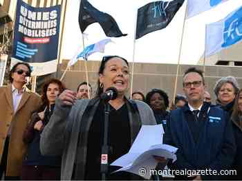 As contracts expire, Quebec health-care workers take to the streets