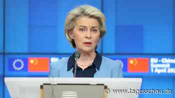 Von der Leyen will Beziehung zu China neu austarieren
