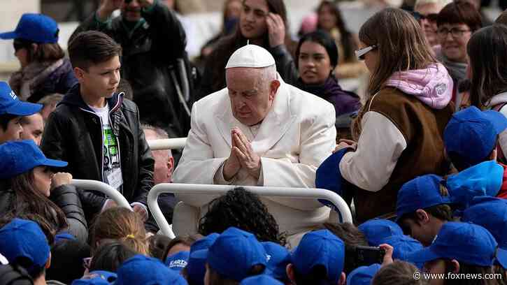 Pope Francis 'progressively improving,' working from hospital amid treatment for respiratory infection