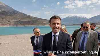 Macron will bis 2030 zehn Prozent Wasser einsparen